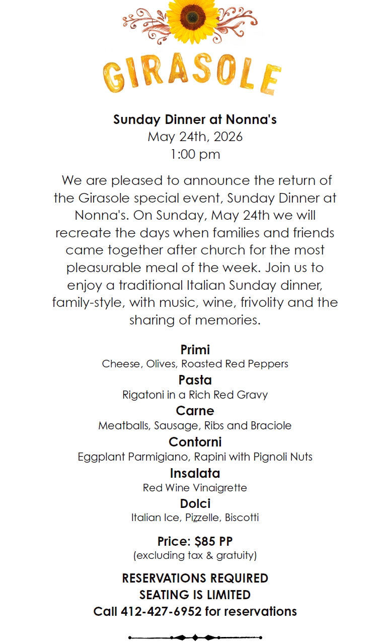 Sunday Dinner at Nonna’s